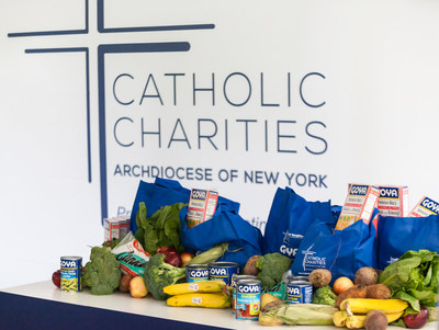 На 300 тысяч фунтов передаст католическим организациям продовольствия Goya Foods
